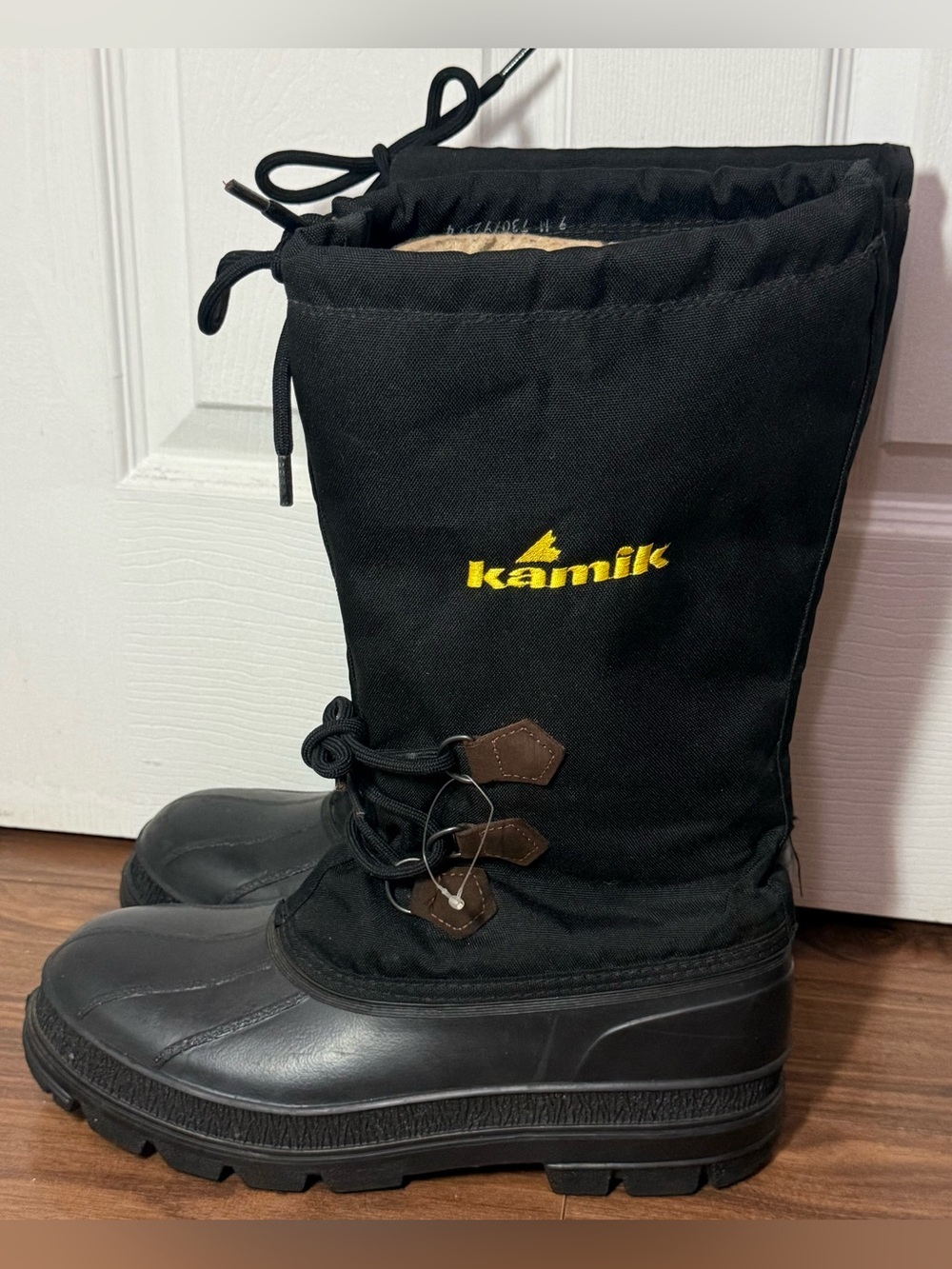 Kamik Men's Canuck Black Winter Boot, Black, Size 11